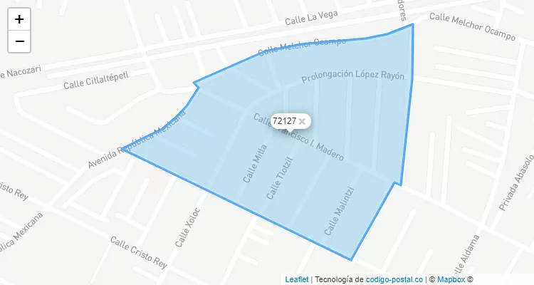 72127 ZIP Code - México