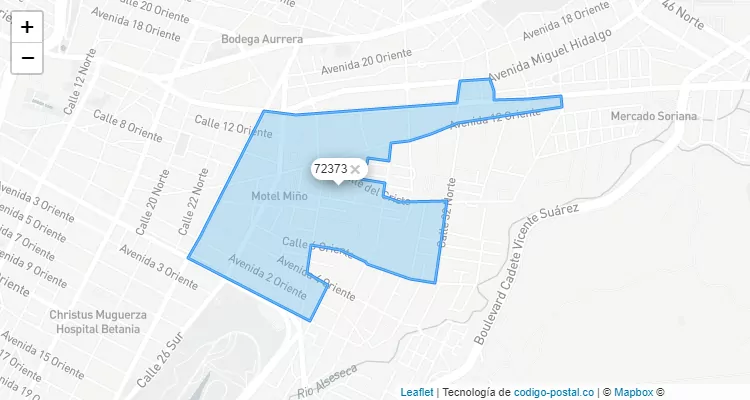 72373 ZIP Code - México
