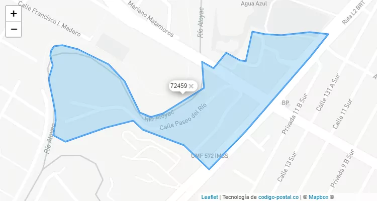 Código Postal 72459 - México