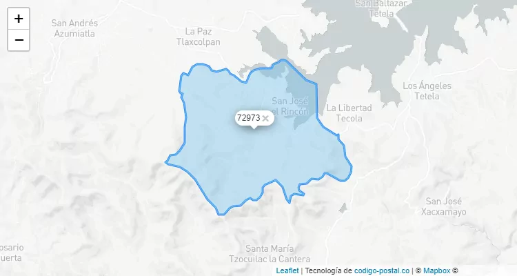 Código Postal Pueblo San José el Rincón, Puebla - Puebla