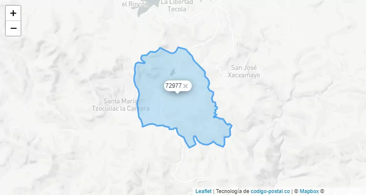 72977 ZIP Code - México