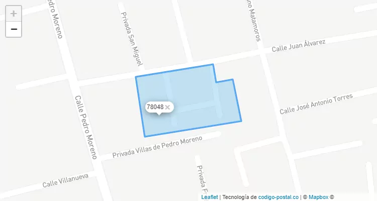 Código Postal 78048 - México