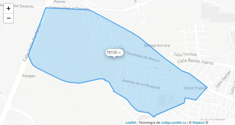 Código Postal 78135 - México