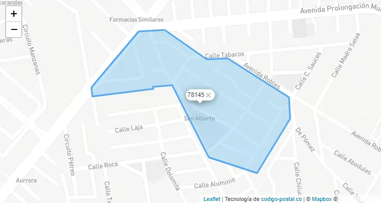 Código Postal 78145 - México