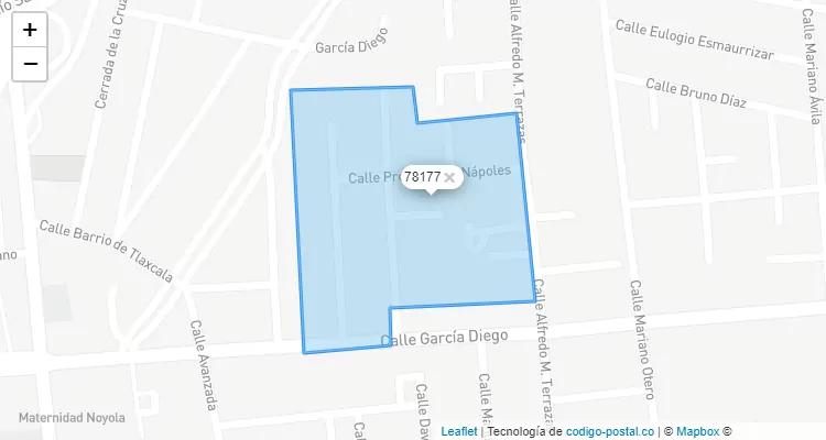 Código Postal 78177 - México