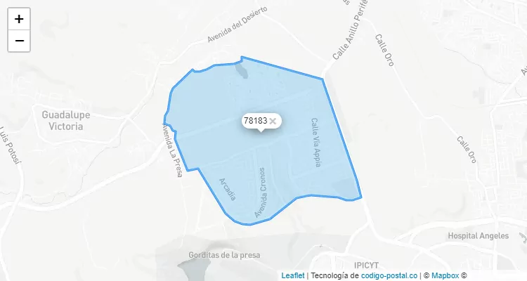 Código Postal 78183 - México
