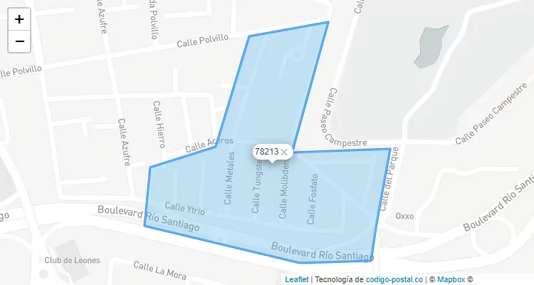 Código Postal 78213 - México