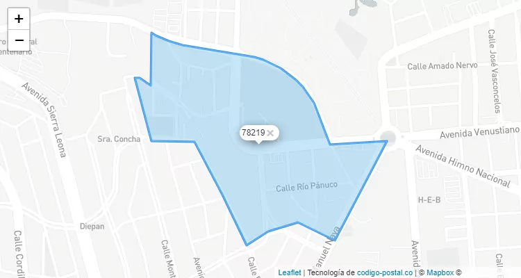 Código Postal 78219 - México