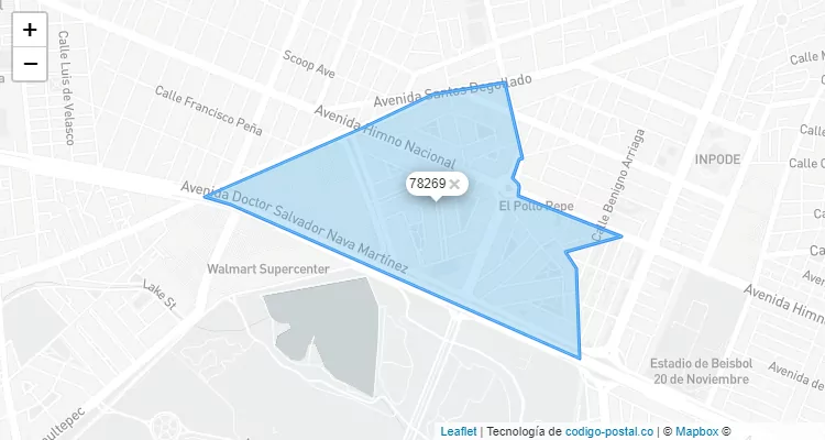 Código Postal 78269 - México