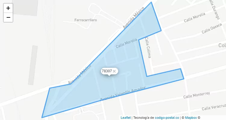 Código Postal 78307 - México