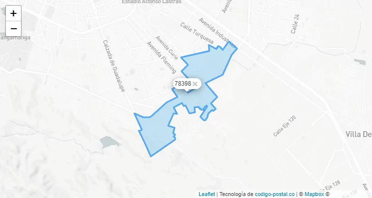 Código Postal 78398 - México