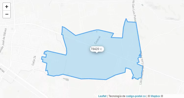 Código Postal 78420 - México