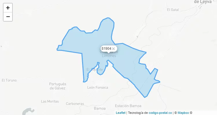 Código Postal Ranchería Cabrera de Limones, Sinaloa - Sinaloa