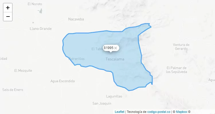 Código Postal 81995 - México