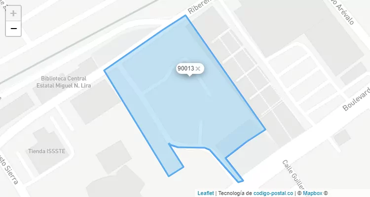 Código Postal 90013 - México
