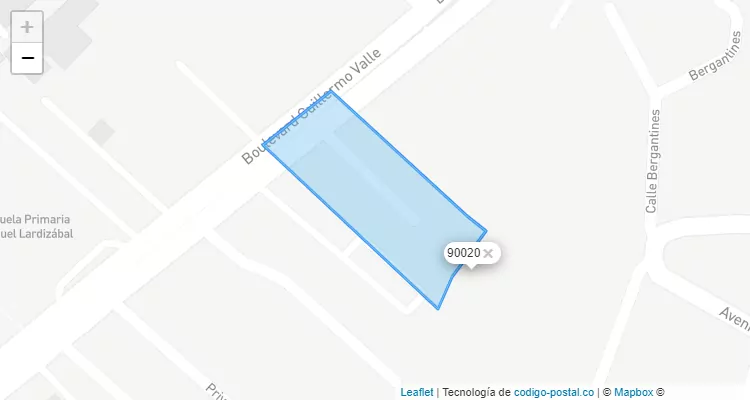 Código Postal Colonia Pensionados Militares, Tlaxcala - Tlaxcala