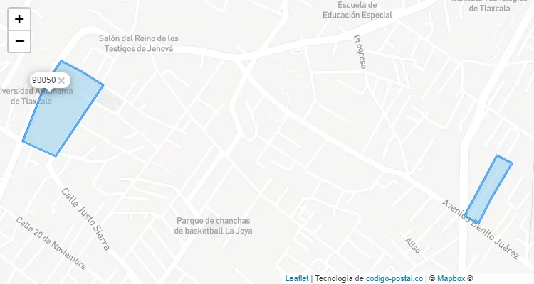 Código Postal Fraccionamiento Mi Lupita, Tlaxcala - Tlaxcala