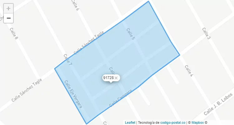 91728 ZIP Code - México