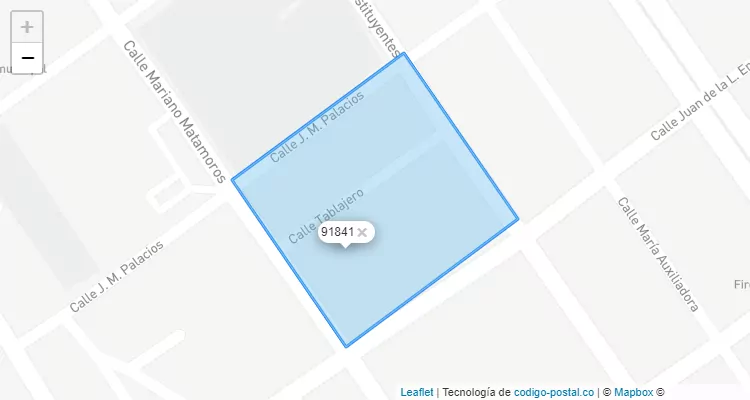 Código Postal 91841 - México