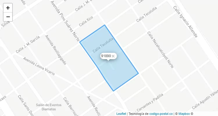 Código Postal 91890 - México