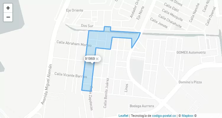 91969 ZIP Code - México