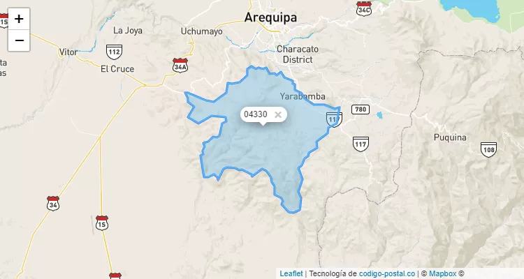 Yarabamba, Yarabamba/Arequipa ZIP Code in Peru
