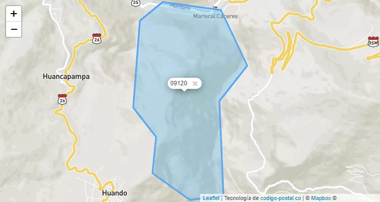Código Postal 09120 en Perú