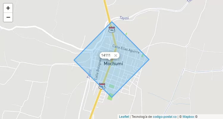 Código Postal 14111 en Perú