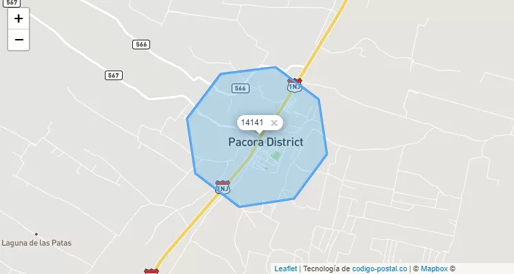 Código Postal 14141 en Perú