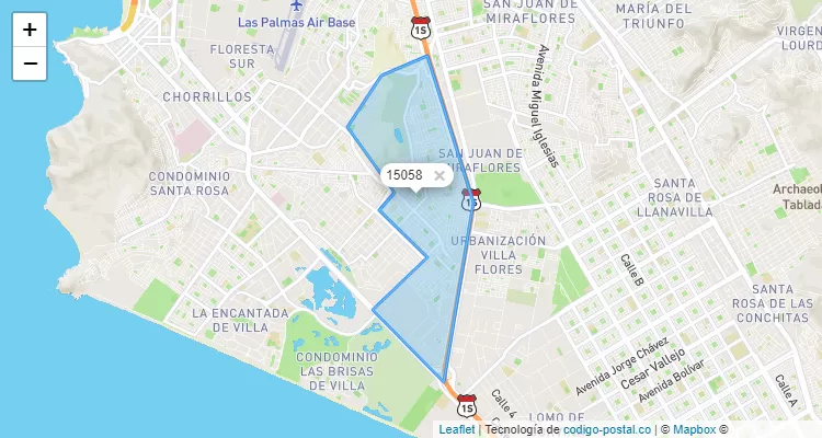 15058 ZIP Code in Peru