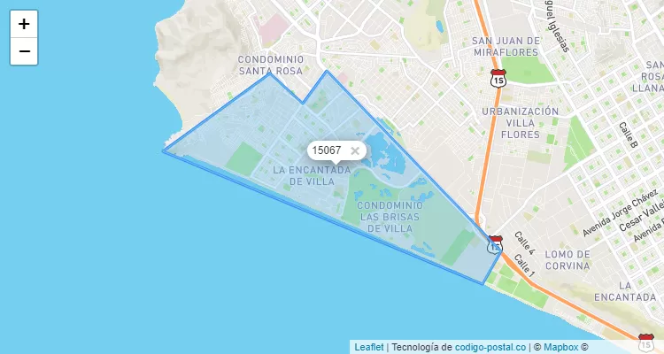 15067 ZIP Code in Peru