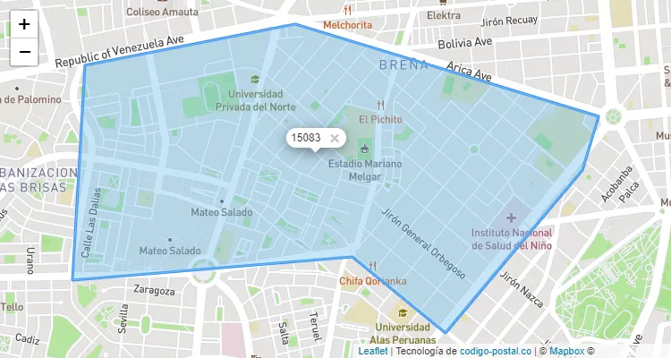 CEP 15083 no Peru