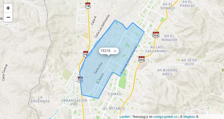 15316 ZIP Code in Peru