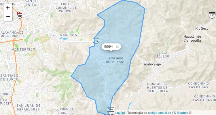 15594 ZIP Code in Peru